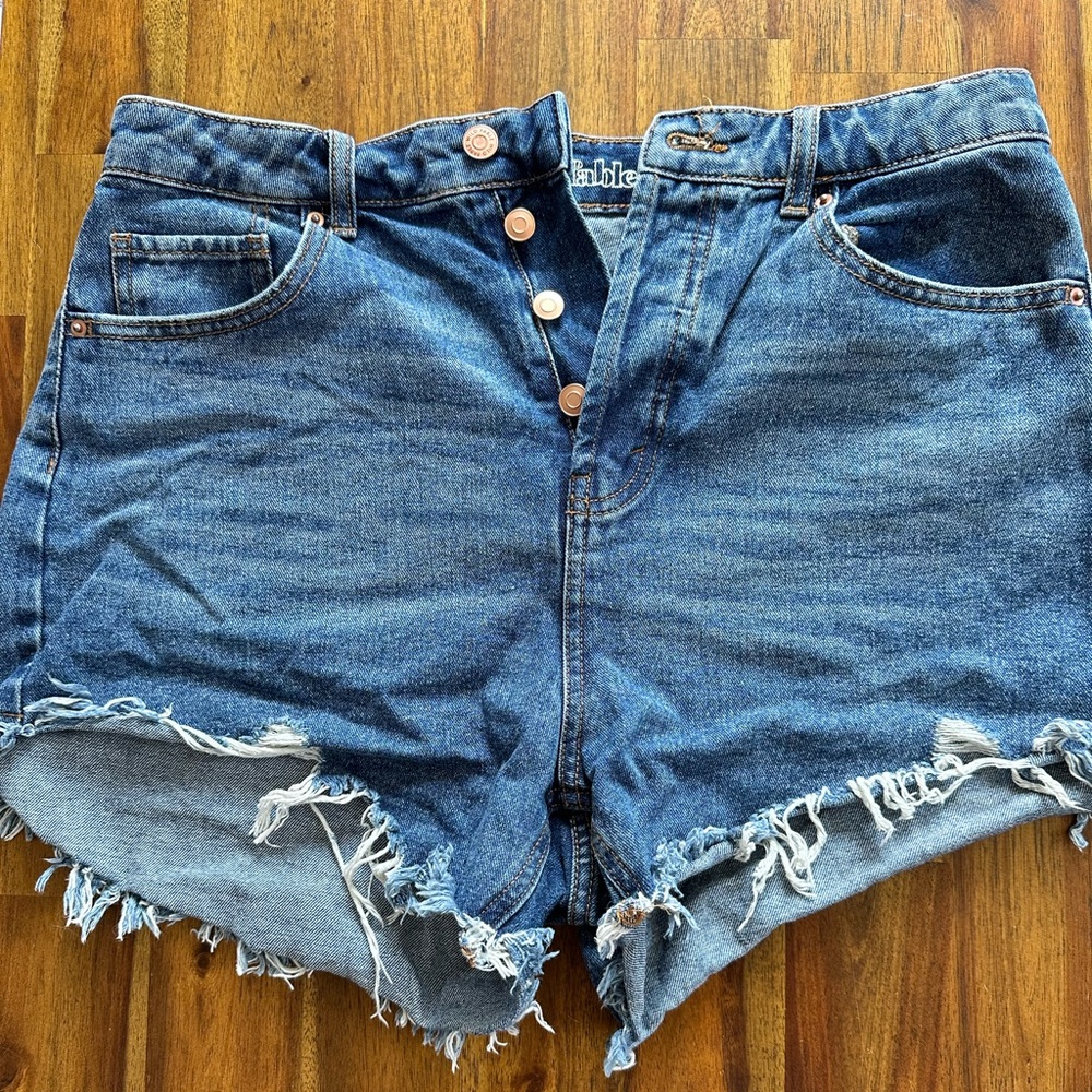 Wild Fable Distressed Blue Jean Shorts